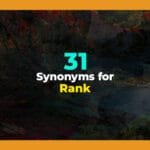 synonyms for rank
