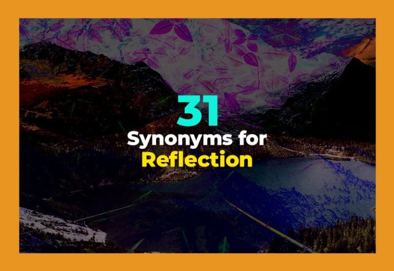 synonyms for reflection