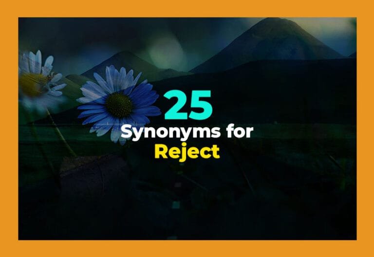 synonyms for reject