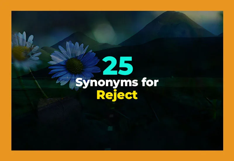 Synonyms for Reject