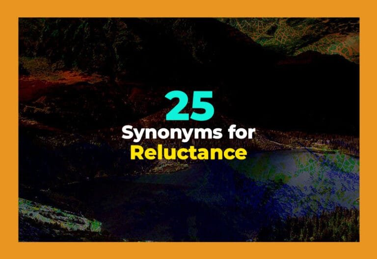 synonyms for reluctance