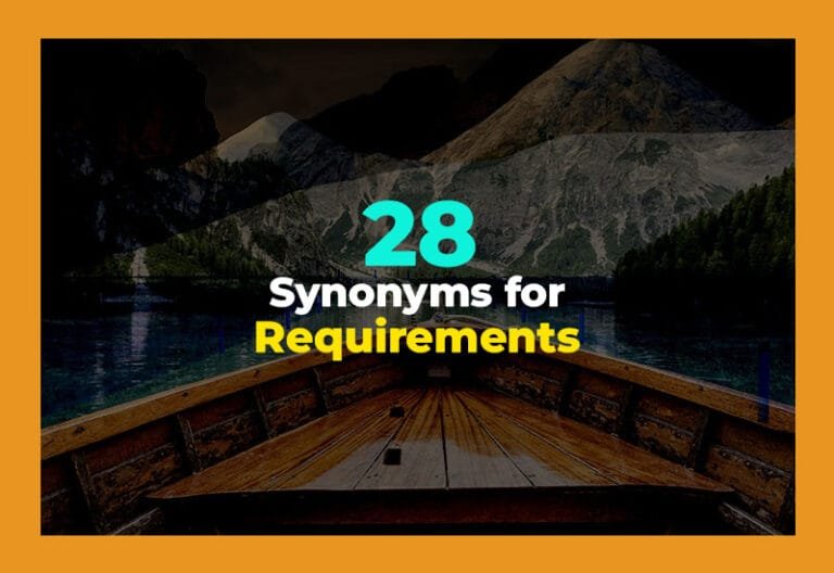 synonyms for requirements