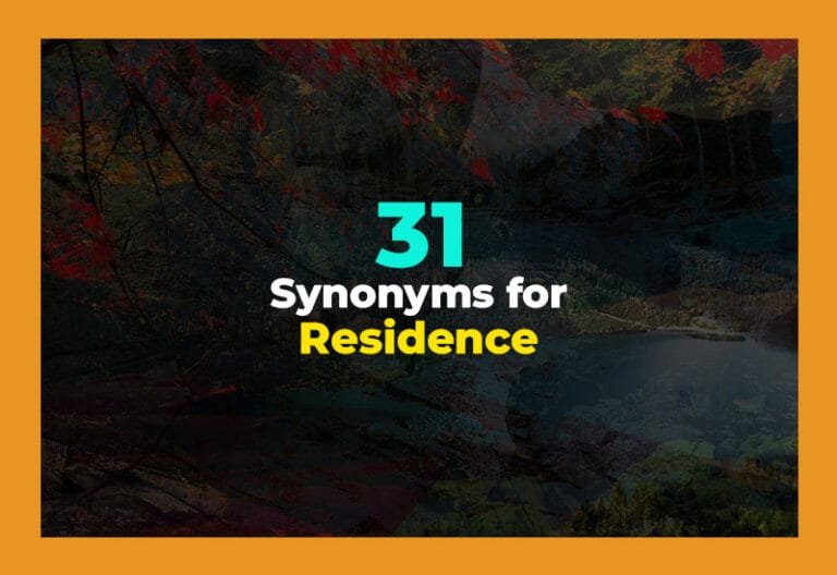 synonyms for residence