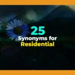 synonyms for residential