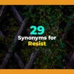 synonyms for resist