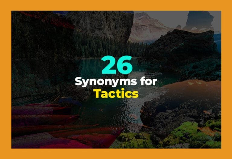 synonyms for tactics