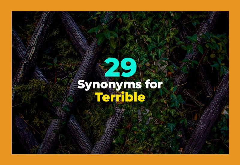 Synonyms for Terrible