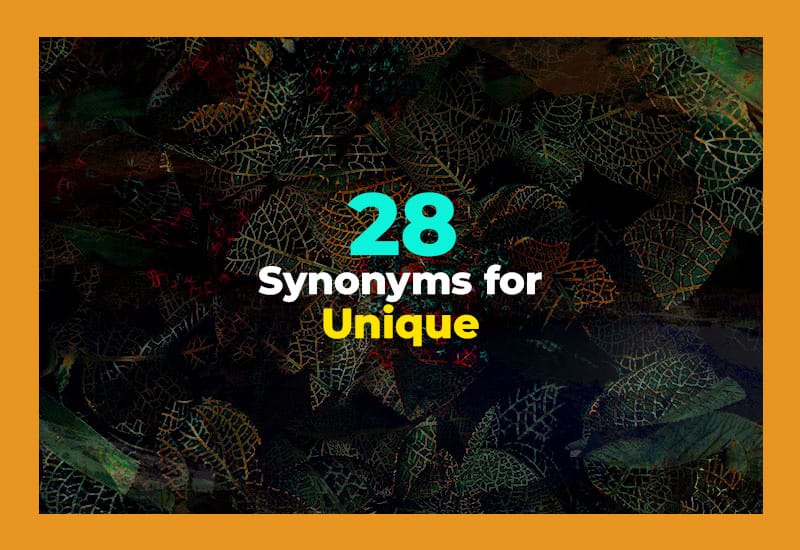 Synonyms for Unique