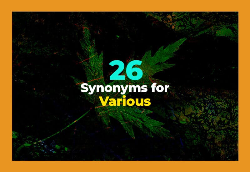 Synonyms for Various