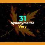 synonyms for very