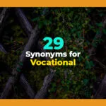 synonyms for vocational
