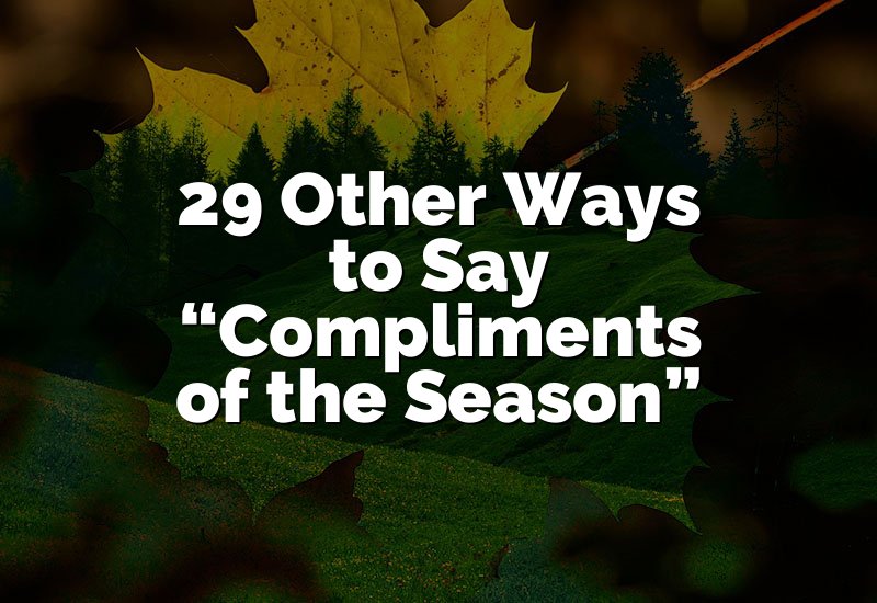 29 Other Ways to Say “Compliments of the Season”