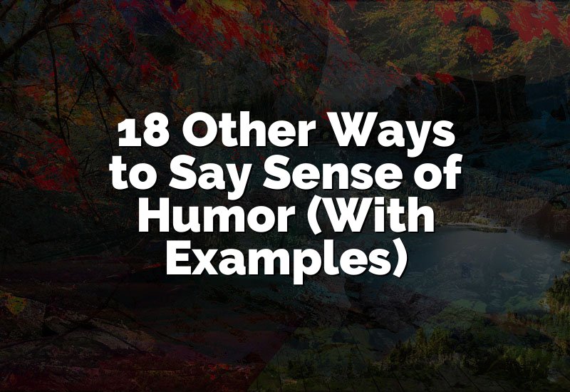 18 Other Ways to Say Sense of Humor (With Examples)