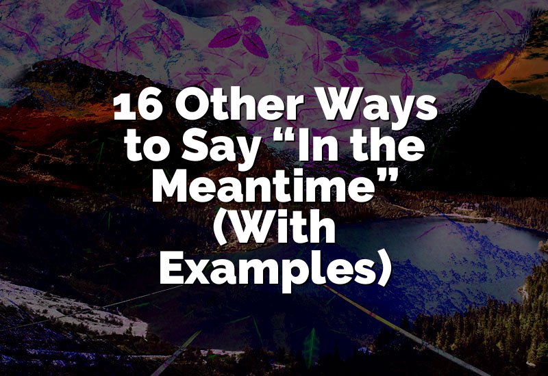 16 Other Ways to Say “In the Meantime” (With Examples)