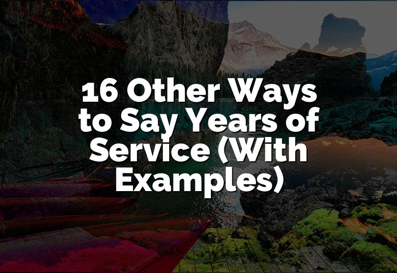 16 Other Ways to Say Years of Service (With Examples)