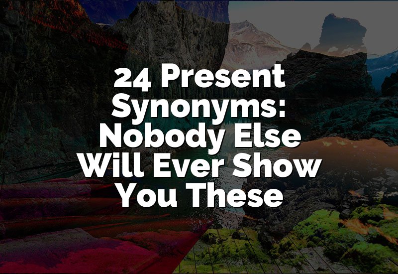 24 Present Synonyms: Nobody Else Will Ever Show You These